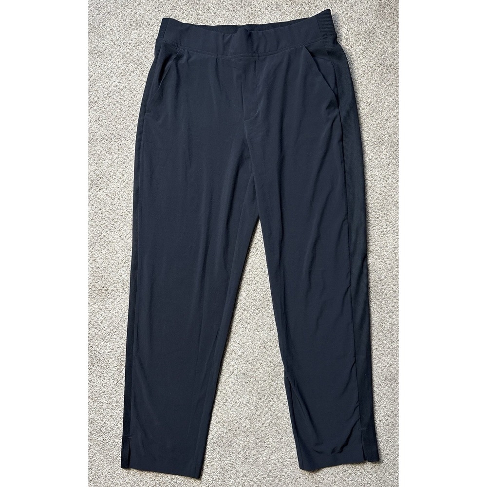 Athleta Brooklyn Ankle Pant Pantalon Cheville Women's Size 8 Black Stretch